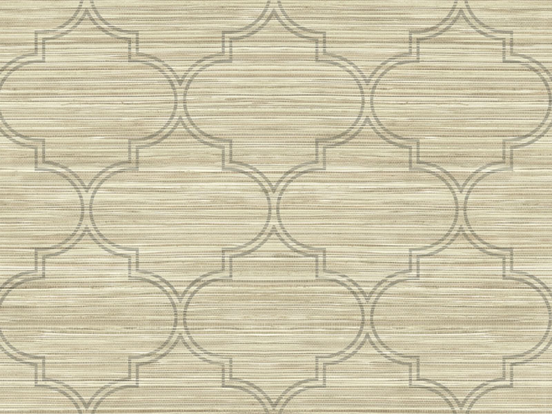 Grasscloth Texture Ogee (Narrow)